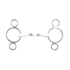 3-RING GAG BIT WITH 3-JOINTED MOUTHPIECE 17MM 3-RING GAG BIT WITH 3-JOINTED MOUTHPIECE 17MM