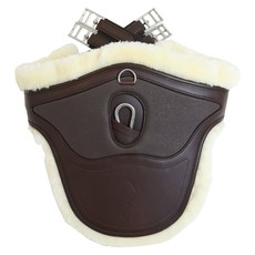 ANATOMIC FLOCKED GIRTH WITH SYNTHETIC LEATHER ANATOMIC FLOCKED GIRTH WITH SYNTHETIC LEATHER