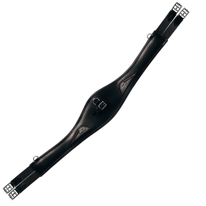 EQUILINE ANATOMICALLY SHAPED JUMP GIRTH BY EQUILINE COL. BLACK ...