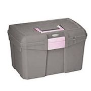 BAULETTO GROOMING BOX HIPPOTONIC GREY PINK 40x28x25 BAULETTO GROOMING BOX HIPPOTONIC GREY PINK 40x28x25