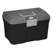 BAULETTO GROOMING BOX HIPPOTONIC NERO GRIGIO 40x28x25 BAULETTO GROOMING BOX HIPPOTONIC NERO GRIGIO 40x28x25