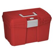 BAULETTO GROOMING BOX HIPPOTONIC ROSSO GRIGIO 40x28x25 BAULETTO GROOMING BOX HIPPOTONIC ROSSO GRIGIO 40x28x25