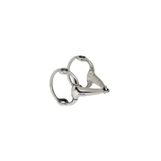 BEVAL ELEVATOR BIT WITH LOZENGE AND HOLLOW MOUTH – FLAT RINGS – BEVAL ELEVATOR BIT WITH LOZENGE AND HOLLOW MOUTH – FLAT RINGS –