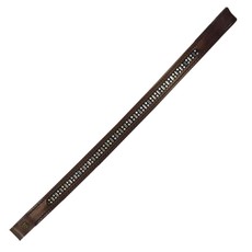 BROWN BROWBAND WITH SWAROVSKI ELEGANT CRYSTAL DECORATION BROWN BROWN BROWBAND WITH SWAROVSKI ELEGANT CRYSTAL DECORATION BROWN