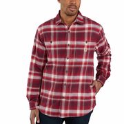 CAMICIA UOMO RUGGED FLEX RELAXED FIT DI FLANELLA FODERATA IN PILE CAMICIA UOMO RUGGED FLEX RELAXED FIT DI FLANELLA FODERATA IN PILE