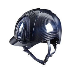 CAP IN CARBONIO E-LIGHT VISIERA E 3 INSERTI BLU METALLIZZATO CAP IN CARBONIO E-LIGHT VISIERA E 3 INSERTI BLU METALLIZZATO