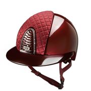CAP KEP ITALIA CROMO 2.0 MILANO CON SWAROVSKI METAL BORDEAUX E VISIERA POLO CAP KEP ITALIA CROMO 2.0 MILANO CON SWAROVSKI METAL BORDEAUX E VISIERA POLO