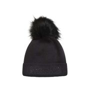 CAPPELLO IN LANA CON POMPON IN PELLICCIA SINTETICA MIRA BONNIE SAMSHIELD OMBRA CAPPELLO IN LANA CON POMPON IN PELLICCIA SINTETICA MIRA BONNIE SAMSHIELD OMBRA