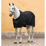 COPERTA DA BOX IN COTONE RIPSTOP NERO/NERO ARGENTO HORSEWARE COPERTA DA BOX IN COTONE RIPSTOP NERO/NERO ARGENTO HORSEWARE