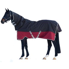 COPERTA DA ESTERNO PADDOCK 350GR HORSEWARE NERO BORDEAUX COPERTA DA ESTERNO PADDOCK 350GR HORSEWARE NERO BORDEAUX