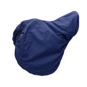 COPRISELLA PER SELLA INGLESE POLIESTERE FODERA PILE CON ELASTICO BLU COPRISELLA PER SELLA INGLESE POLIESTERE FODERA PILE CON ELASTICO BLU