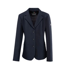 CORAL GIRLS' RIDING SHOW JACKET EQUILINE NAVY BLUE CORAL GIRLS' RIDING SHOW JACKET EQUILINE NAVY BLUE