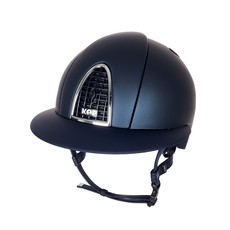 CROMO MAT BLU MASCHERONI CASCO DA EQUITAZIONE BLU OPACO CON VISIERA POLO – LINEA ESCLUSIVA KEP PER MASCHERONI CROMO MAT BLU MASCHERONI CASCO DA EQUITAZIONE BLU OPACO CON VISIERA POLO – LINEA ESCLUSIVA KEP PER MASCHERONI