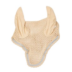 CUFFIETTA ANTI INSETTI BEIGE BORDO ARGENTO CUFFIETTA ANTI INSETTI BEIGE BORDO ARGENTO