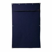 DIAMOND QUILTED STABLE CURTAIN BY KENTUCKY Navy DIAMOND QUILTED STABLE CURTAIN BY KENTUCKY Navy