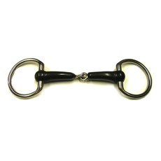 EGGBUTT BIT WITH BLACK BAKELITE MOUTHPIECE – ABBEY – EGGBUTT BIT WITH BLACK BAKELITE MOUTHPIECE – ABBEY –