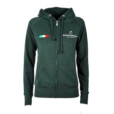 FELPA DA UOMO MASCHERONI CON CAPPUCCIO COL.VERDE FELPA DA UOMO MASCHERONI CON CAPPUCCIO COL.VERDE