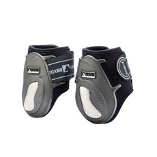 FETLOCK BOOTS WITH TITANIUM INSERT VELCRO CLOSURE GREY FETLOCK BOOTS WITH TITANIUM INSERT VELCRO CLOSURE GREY