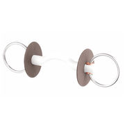 FILETTO AD ANELLI BERIS CON PONTE PASSALINGUA, ANELLO 7,5CM HARD FILETTO AD ANELLI BERIS CON PONTE PASSALINGUA, ANELLO 7,5CM HARD