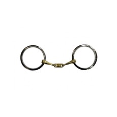 FILETTO AD ANELLI GRANDI SPEZZATO IN 3 CON CATENA E TORCIGLIONE FILETTO AD ANELLI GRANDI SPEZZATO IN 3 CON CATENA E TORCIGLIONE