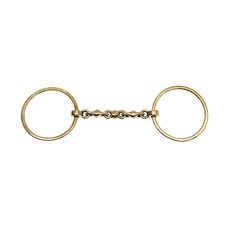 FILETTO AD ANELLI PIENO CON CANNONE A PALLE E ANELLI GRANDI MAT.OTTONE FILETTO AD ANELLI PIENO CON CANNONE A PALLE E ANELLI GRANDI MAT.OTTONE