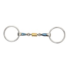 FILETTO AD ANELLI SPEZZATO IN 3 CON RULLI IN OTTONE FILETTO AD ANELLI SPEZZATO IN 3 CON RULLI IN OTTONE