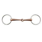 FILETTO AD ANELLI SPEZZATO N 2 CANNA PIENA 17MM ANELLI 65MM. FILETTO AD ANELLI SPEZZATO N 2 CANNA PIENA 17MM ANELLI 65MM.