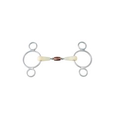 FILETTO HAPPY MOUTH RULLO RAME SNODATO CHIAMATA 3 ANELLI FILETTO HAPPY MOUTH RULLO RAME SNODATO CHIAMATA 3 ANELLI