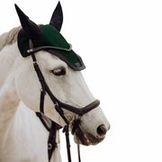 FLY VEIL PREMIUM MIDNIGHT GREEN WITH LEATHER TRIM FLY VEIL PREMIUM MIDNIGHT GREEN WITH LEATHER TRIM