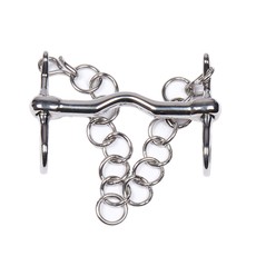 FRENCH CURB BIT – PORTED MOUTH – STAINLESS STEEL FRENCH CURB BIT – PORTED MOUTH – STAINLESS STEEL