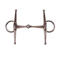 FULL CHEEK BIT, SINGLE-JOINTED WITH TRIANGULAR MOUTHPIECE FULL CHEEK BIT, SINGLE-JOINTED WITH TRIANGULAR MOUTHPIECE