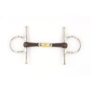 Full cheek French mouth Leather Covered Gag bit JUMP'IN Full cheek French mouth Leather Covered Gag bit JUMP'IN