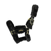 FULLY COVERED HALTER WITH SOFT SYNTHETIC SHEEPSKIN BLACK KENTUCKY FULLY COVERED HALTER WITH SOFT SYNTHETIC SHEEPSKIN BLACK KENTUCKY