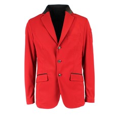 GIACCA DA EQUITAZIONE CONCORSO UOMO SFODERATA CAVALLERIA TOSCANA Col. ROSSO GIACCA DA EQUITAZIONE CONCORSO UOMO SFODERATA CAVALLERIA TOSCANA Col. ROSSO