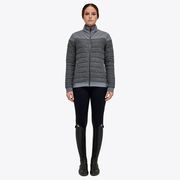 GIUBBINO DONNA TRAPUNTATO IN LANA E JERSEY CAVALLERIA TOSCANA GRIGIO GIUBBINO DONNA TRAPUNTATO IN LANA E JERSEY CAVALLERIA TOSCANA GRIGIO