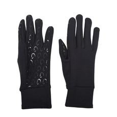 GUANTO IN PILE MASCHERONI CON INSERTI GRIP COL.BLACK GUANTO IN PILE MASCHERONI CON INSERTI GRIP COL.BLACK