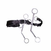 HACKAMORE A LEVA CON ASTE LUNGHE E NASALE IN CUOIO HACKAMORE A LEVA CON ASTE LUNGHE E NASALE IN CUOIO
