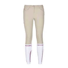 HORSE RIDING BREECHES WOMAN COMPRESSION BEIGE HORSE RIDING BREECHES WOMAN COMPRESSION BEIGE
