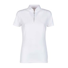 HORSE RIDING POLO WOMAN SHORT SLEEVE AND ZIP HORSE RIDING POLO WOMAN SHORT SLEEVE AND ZIP