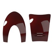 INSERTI CAP CROMO 2.0 ANTERIORE + POSTERIORE BORDEAUX METALLIZZATO INSERTI CAP CROMO 2.0 ANTERIORE + POSTERIORE BORDEAUX METALLIZZATO