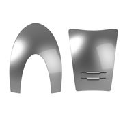 INSERTI CAP CROMO 2.0 ANTERIORE + POSTERIORE GRIGIO CHIARO METALLIZZATO INSERTI CAP CROMO 2.0 ANTERIORE + POSTERIORE GRIGIO CHIARO METALLIZZATO