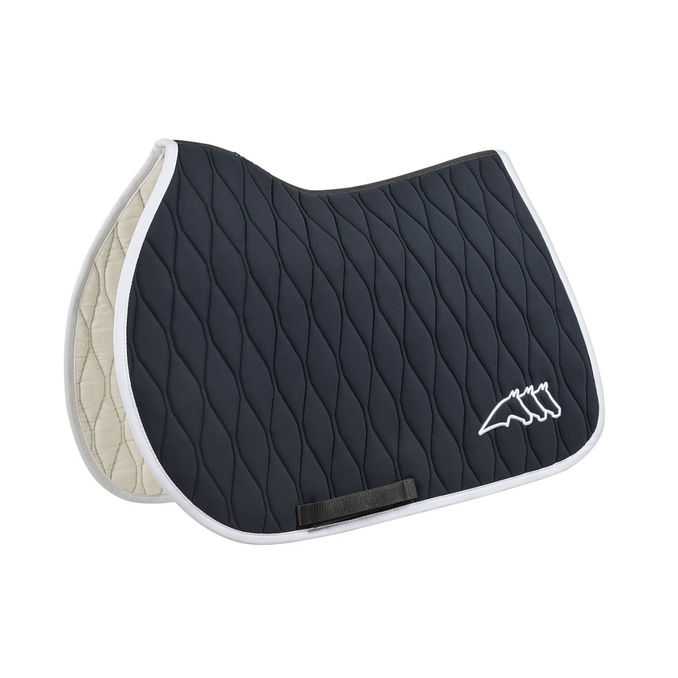 EQUILINE JUMPING SADDLE PAD ALVEOLAR QUILT WITH FLYVEIL MOD. CODIC ...