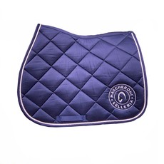 JUMPING SADDLE PAD NAVY WITH WHITE ROUND LOGO – MASCHERONI SELLERIA JUMPING SADDLE PAD NAVY WITH WHITE ROUND LOGO – MASCHERONI SELLERIA