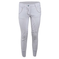 LADIES BREECHES BY ANIMO WITH GRIP PATCH - MOD. NARCOTIQUE ANIMO - COLOUR: WHITE LADIES BREECHES BY ANIMO WITH GRIP PATCH - MOD. NARCOTIQUE ANIMO - COLOUR: WHITE