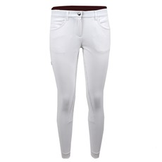 LADIES BREECHES BY CAVALLERIA TOSCANA WITH FULL SEAT GRIP WHITE LADIES BREECHES BY CAVALLERIA TOSCANA WITH FULL SEAT GRIP WHITE