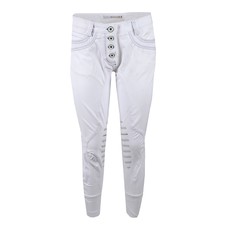 LADIES BREECHES WITH GRIP PATCH BY ANIMO MOD. NASCAR ANIMO White LADIES BREECHES WITH GRIP PATCH BY ANIMO MOD. NASCAR ANIMO White