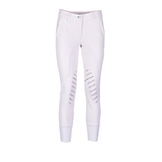 LADIES MICROFIBRE BREECHES BY ANIMO WITH GRIP PATCH Women White LADIES MICROFIBRE BREECHES BY ANIMO WITH GRIP PATCH Women White