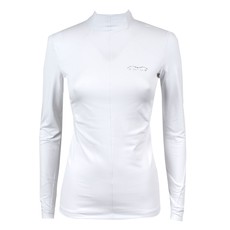 LADIES MOCK TURTLENECK JUMPER BY ANIMO.LONG SLEEVES. LATERAL ZIP - MOD. DIDO ANIMO - COL. WHITE LADIES MOCK TURTLENECK JUMPER BY ANIMO.LONG SLEEVES. LATERAL ZIP - MOD. DIDO ANIMO - COL. WHITE