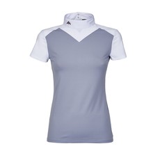 LADIES POLO SHIRT MAKEBE MOD.JANE COL.GRIGIO/BIANCO LADIES POLO SHIRT MAKEBE MOD.JANE COL.GRIGIO/BIANCO