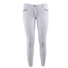 LADIES RIDING BREECHES WITH EMBROIDERY MOD. NOLIMIT White olive green LADIES RIDING BREECHES WITH EMBROIDERY MOD. NOLIMIT White olive green